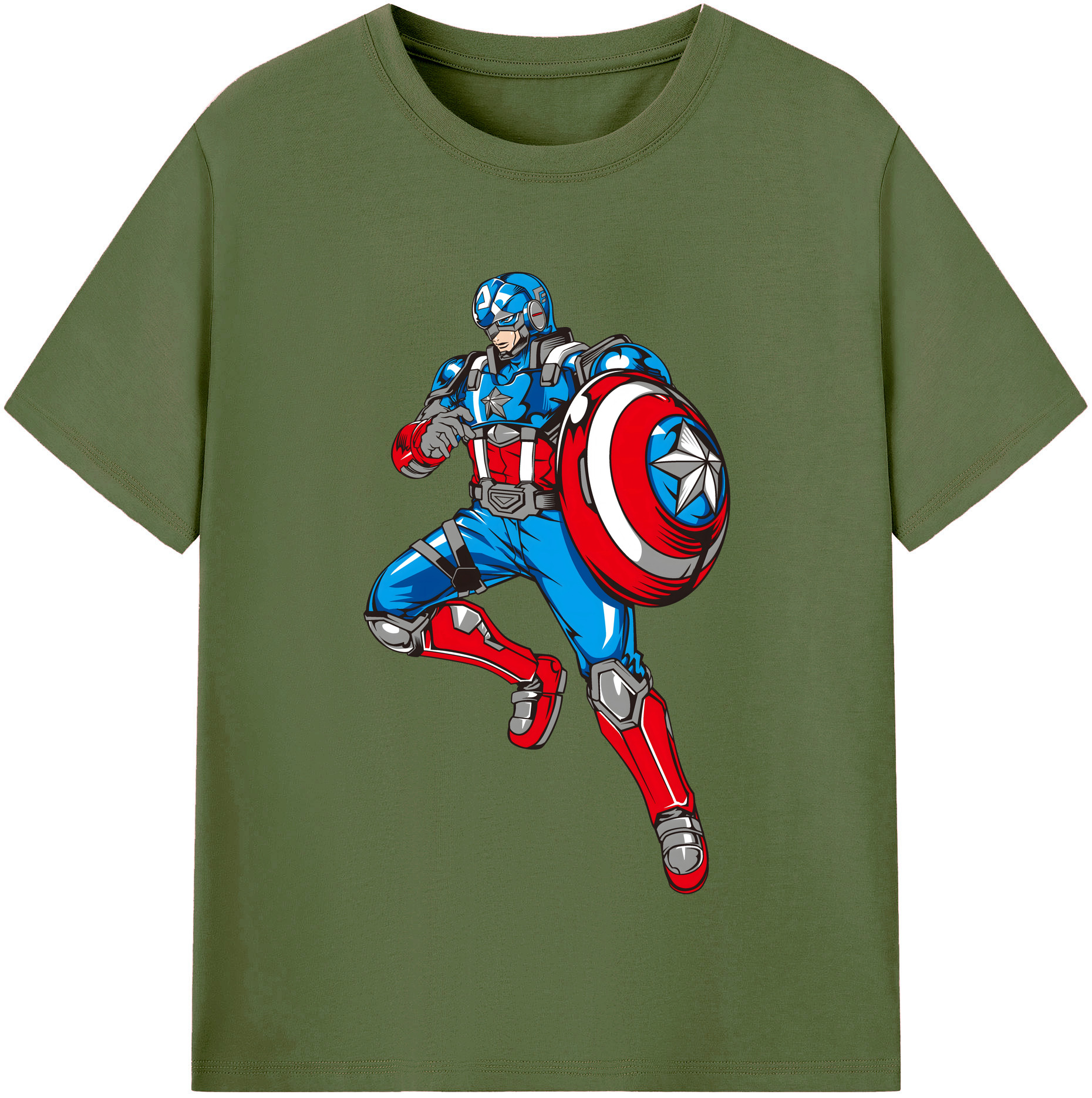 （画像用） アベンジャーズ The Avengers 綿100％半袖Tシャツ（フロントプリント）